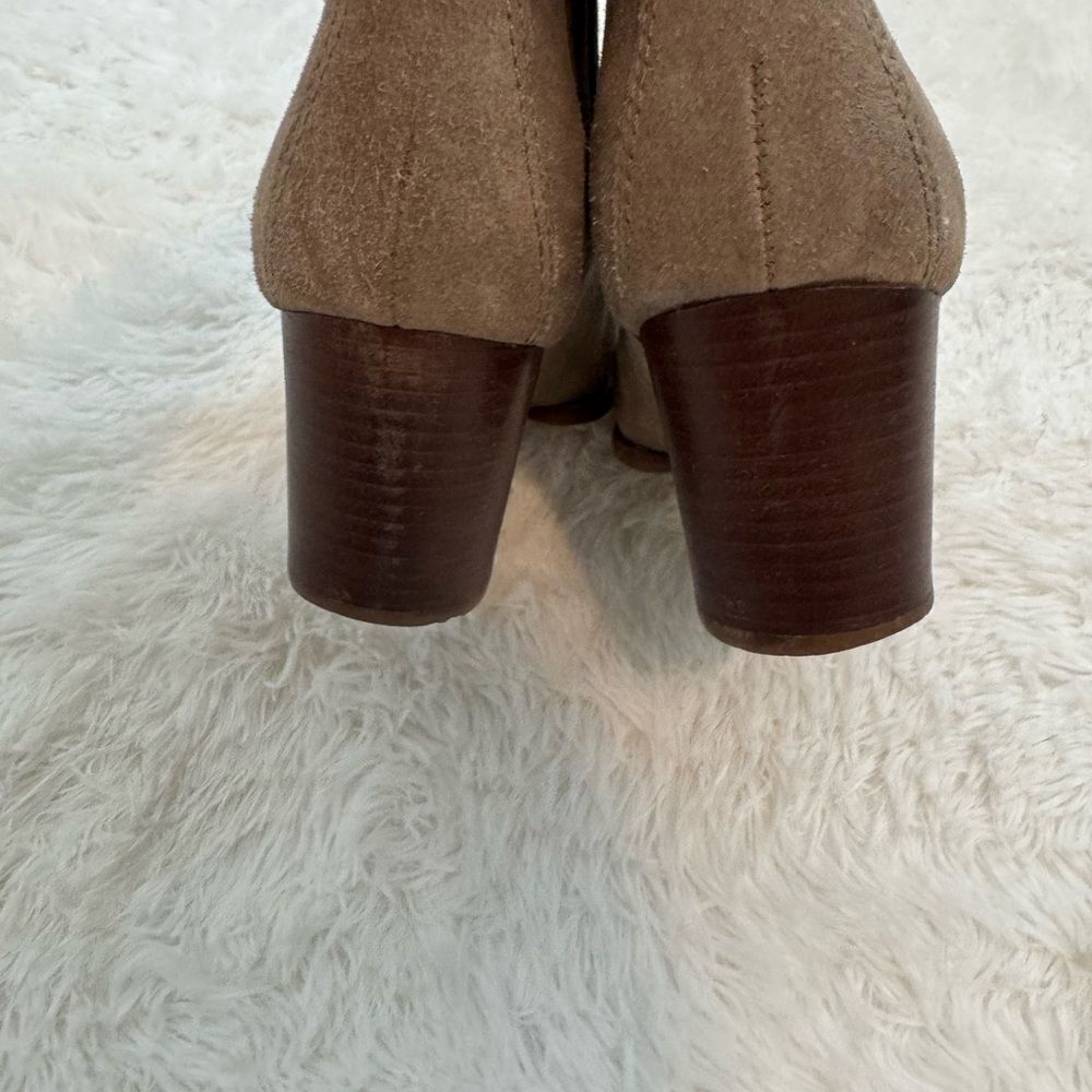 Madewell The Regan Suede in Wet Pebble Ankle Boots Size 6.5 - Picture 9 of 10